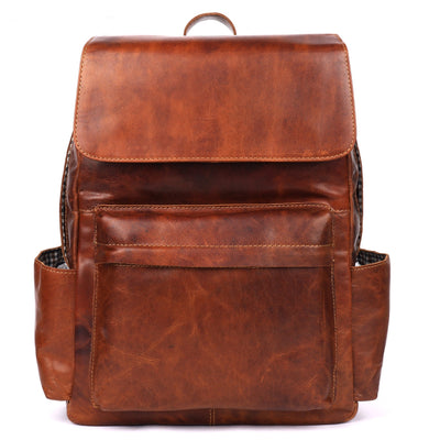 Leather Vintage Backpack Scott - Unisex - Greenwood Leather