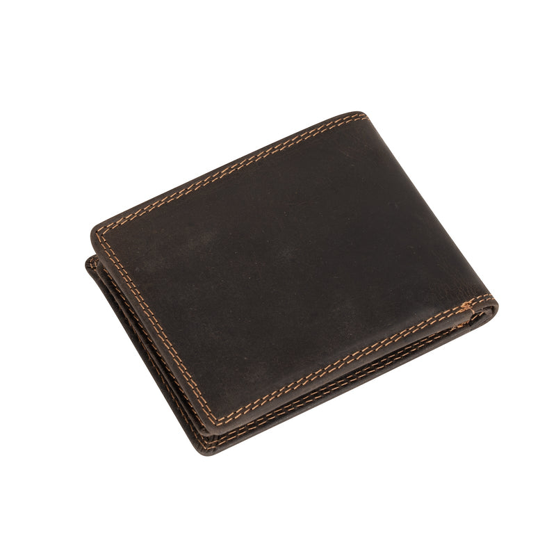 Leather Wallet Lithgow - Brown - Greenwood Leather