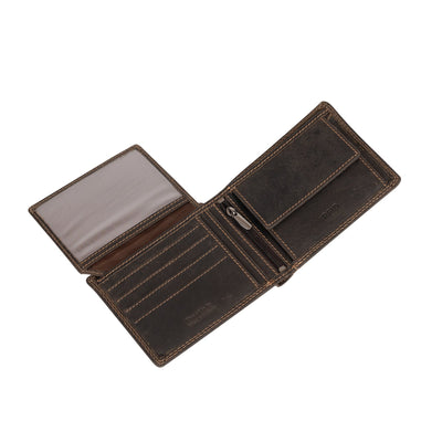 Leather Wallet Lithgow - Brown - Greenwood Leather