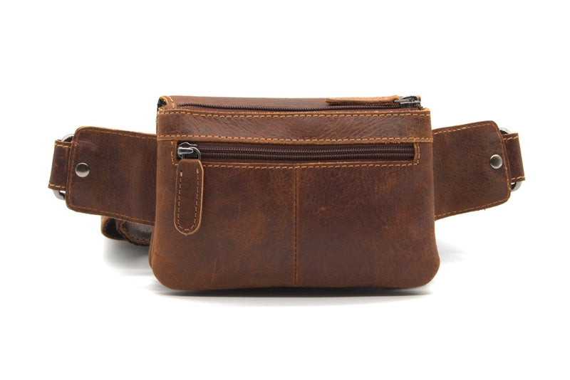 Leather Women Waist Pack Jax - Sandel - Greenwood Leather