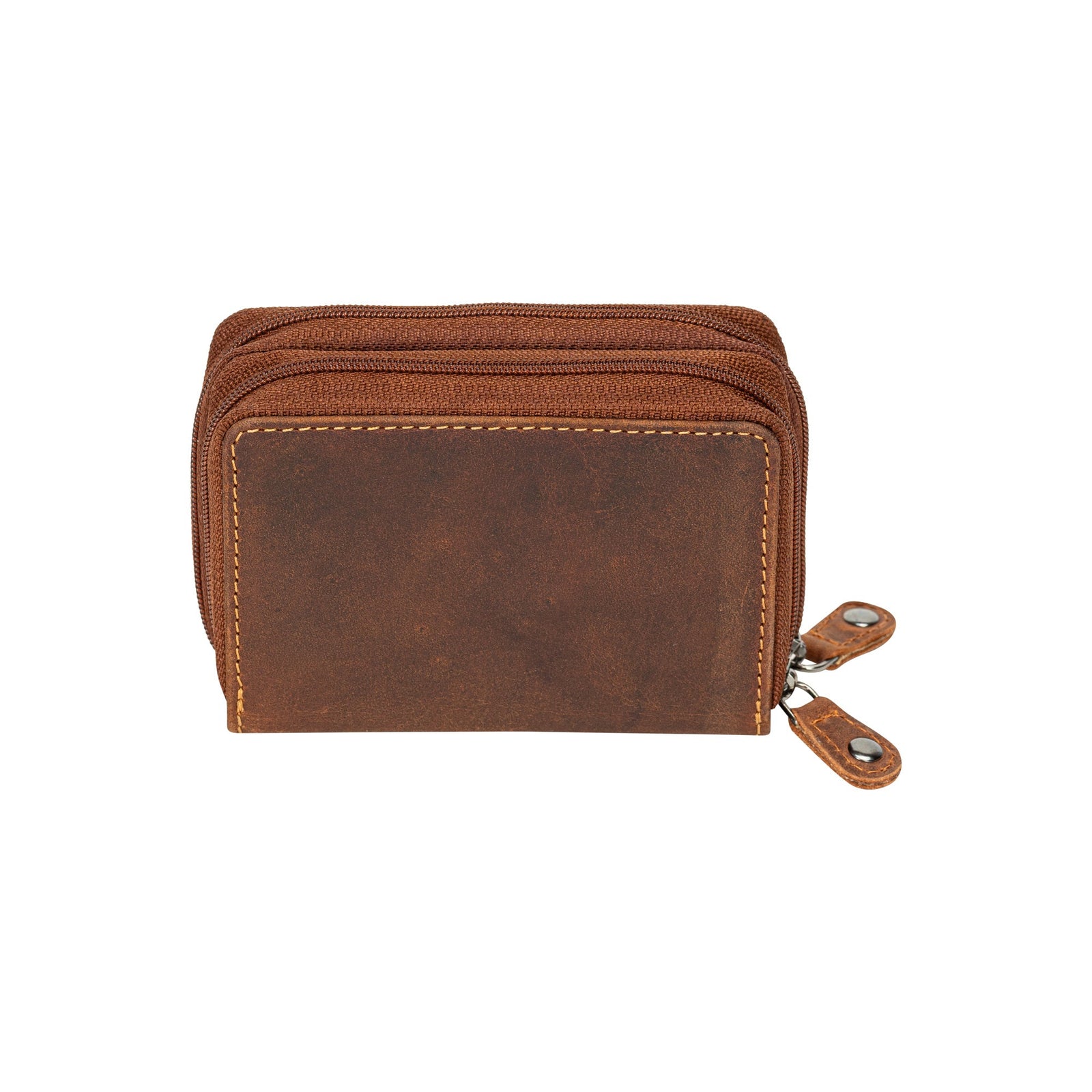 Leather Zip Card Wallet Nolan Sandel - Greenwood Leather