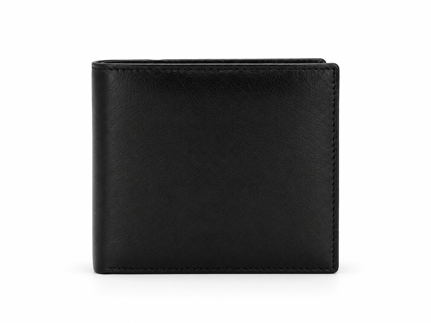 Mason RFID Leather Wallet with Coin Pocket – Black - Greenwood Leather
