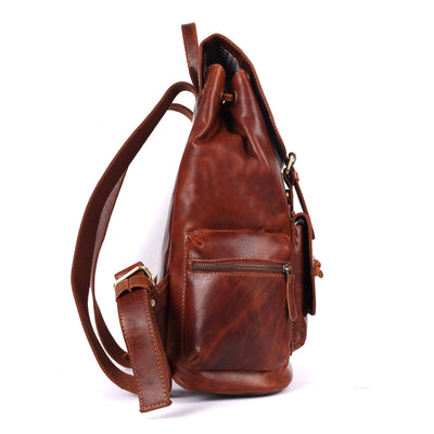 MIDLAND LEATHER BACKPACK - Unisex - Greenwood Leather