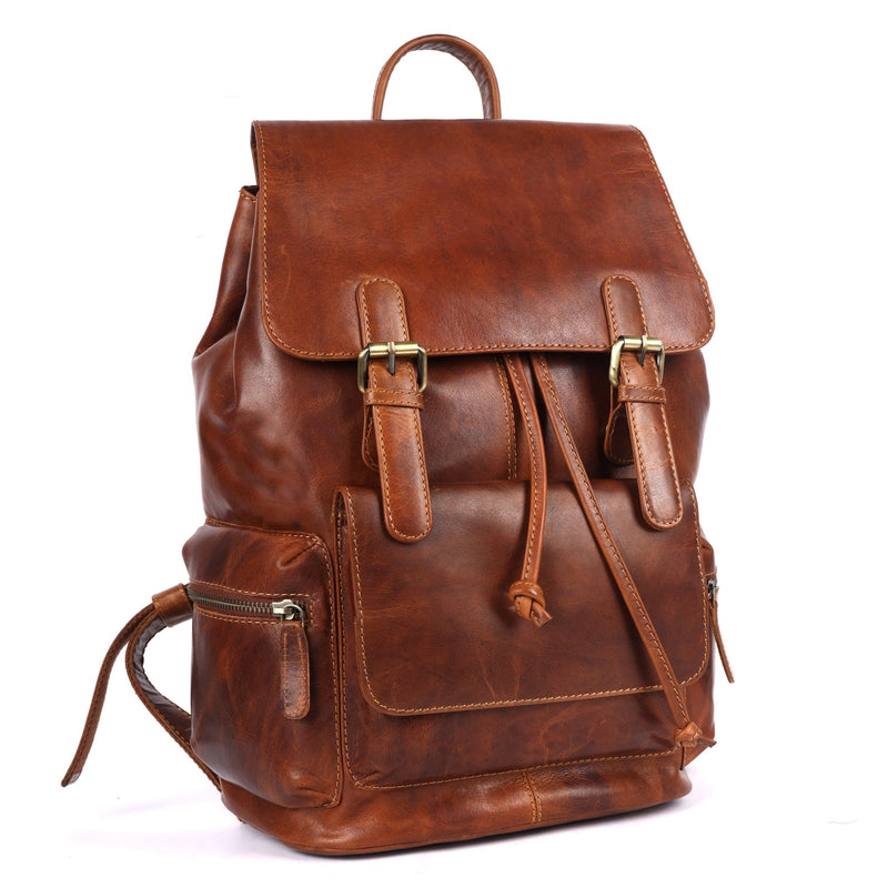MIDLAND LEATHER BACKPACK - Unisex