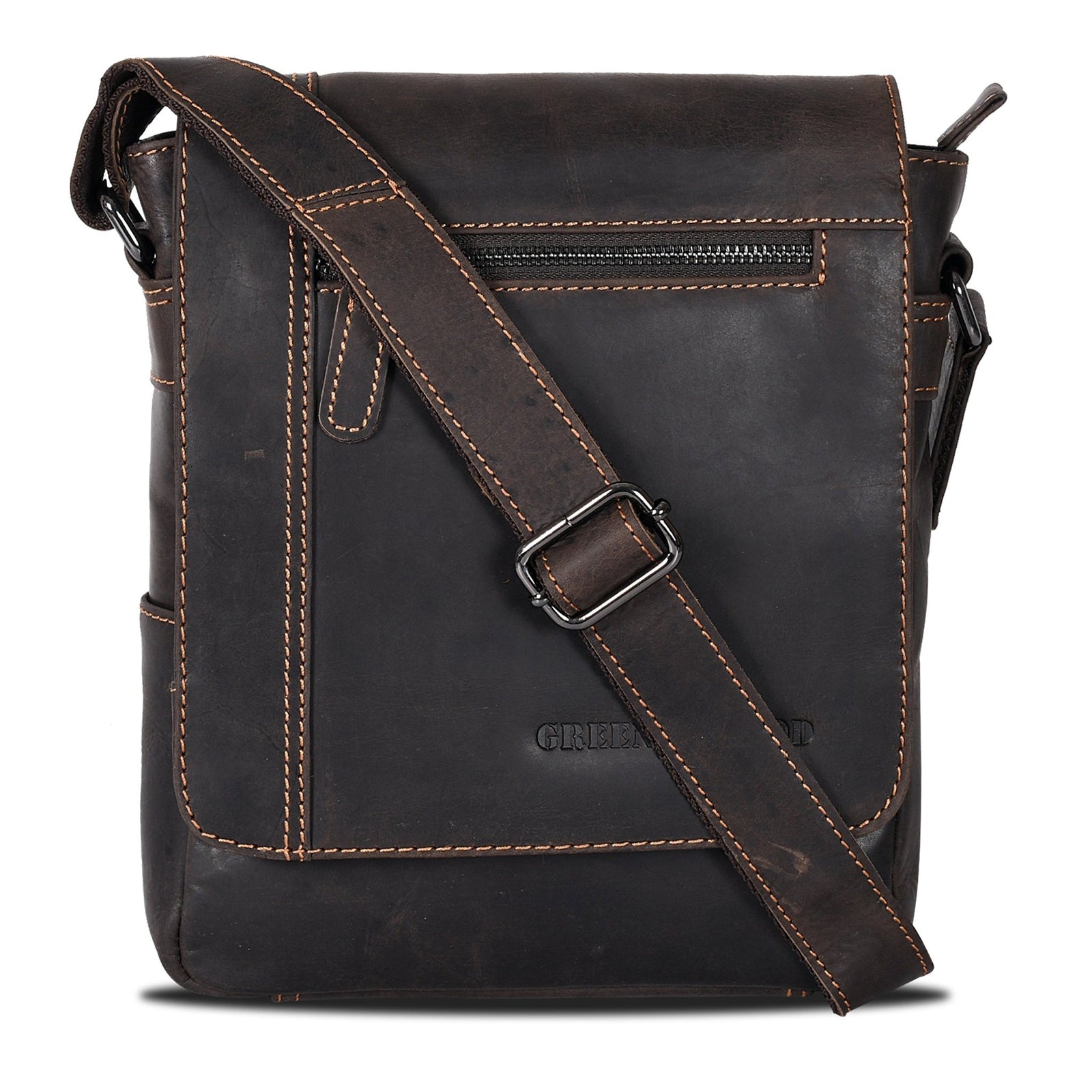 Mini - Messenger Henry - Brown - Unisex - Greenwood Leather