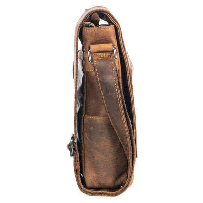 Mini - Messenger Henry - Camel - Unisex - Greenwood Leather
