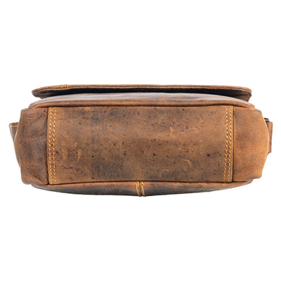 Mini - Messenger Henry - Camel - Unisex - Greenwood Leather