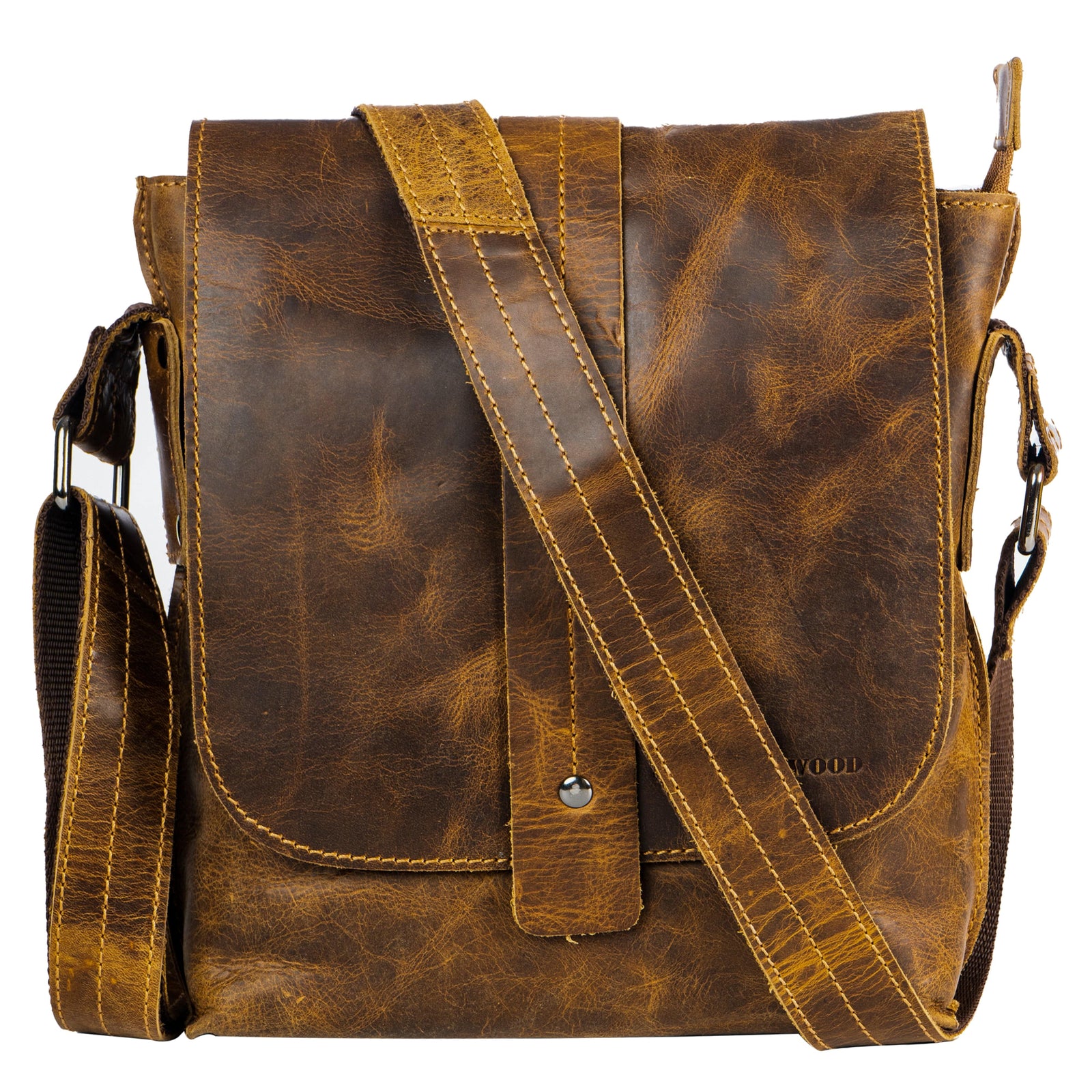 Mini Messenger Henrik - Camel - Unisex - Greenwood Leather
