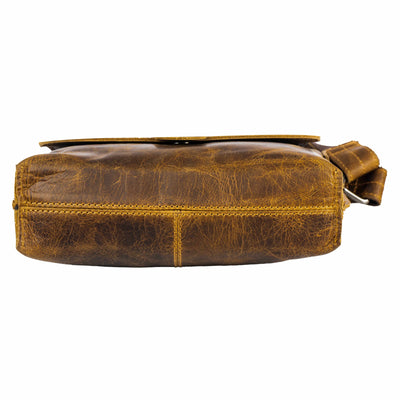 Mini Messenger Henrik - Camel - Unisex - Greenwood Leather