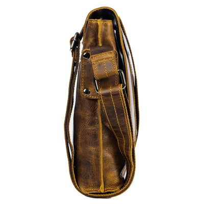 Mini Messenger Henrik - Camel - Unisex - Greenwood Leather