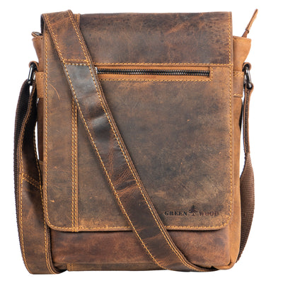 Mini-Messenger Henry - Camel - Unisex - Greenwood Leather
