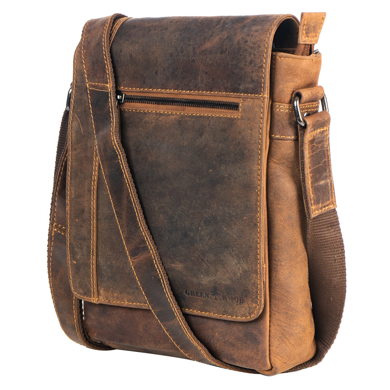Mini-Messenger Henry - Camel - Unisex - Greenwood Leather