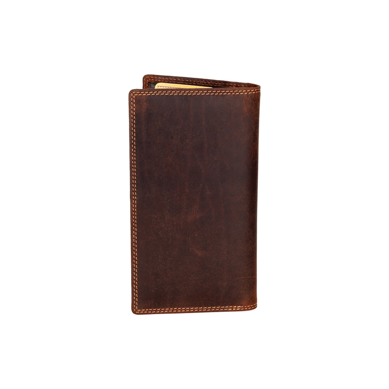 Monika Ridge RFID Travel Wallet Sandal - Greenwood Leather
