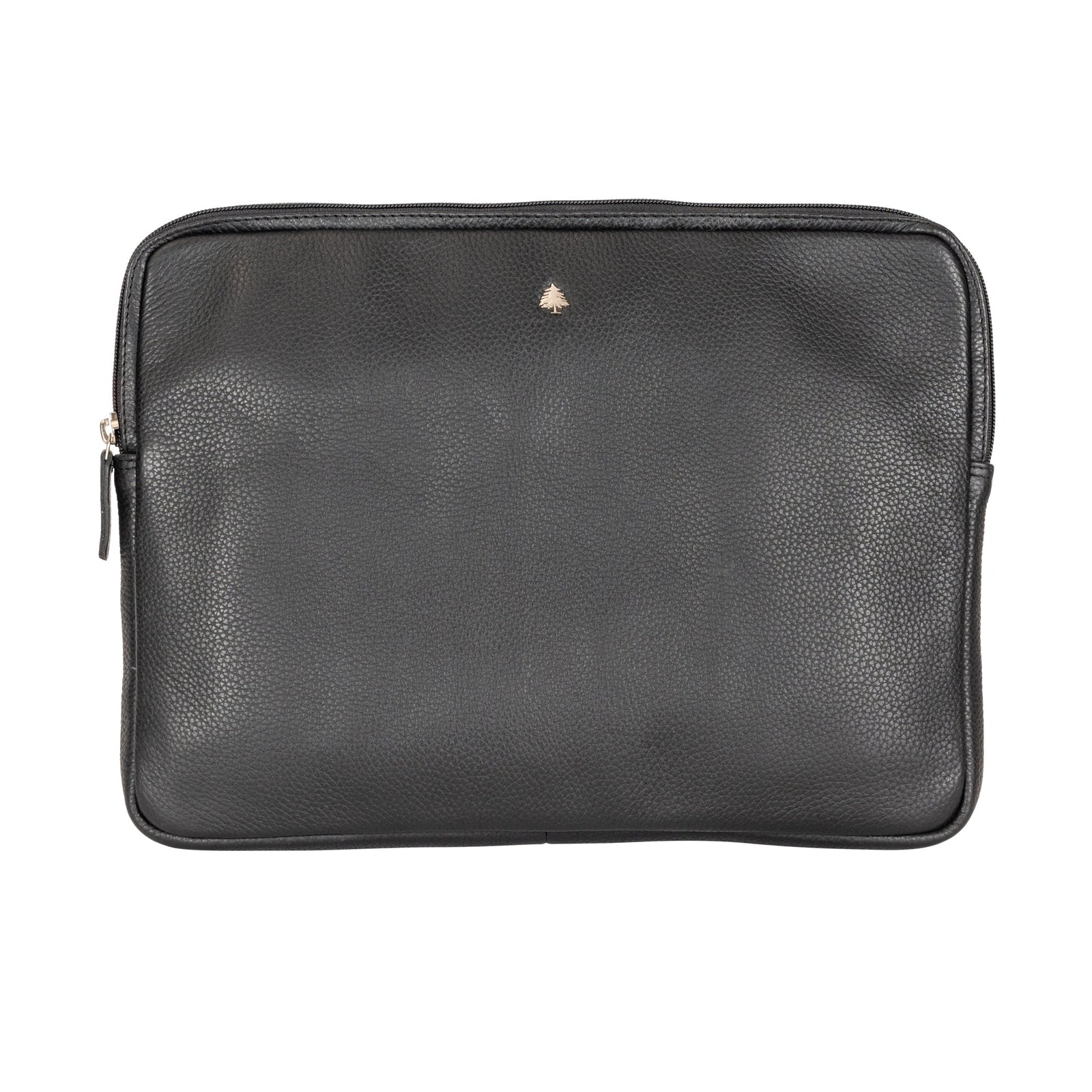 ProGuard Black Leather Laptop Sleeve 14 / 15 Inch - Greenwood Leather