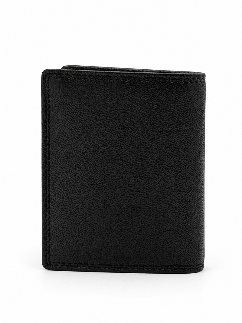 RFID Leather Wallet Melton - Black - Greenwood Leather