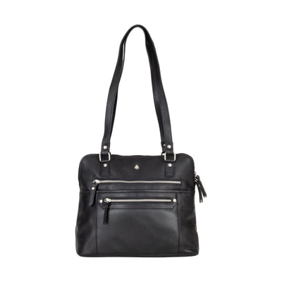 Arden Leather Tote – Black Work & Travel Bag - Greenwood Leather