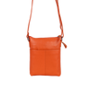 Greenwood Siena Mini Crossbody – Orange Leather - Greenwood Leather