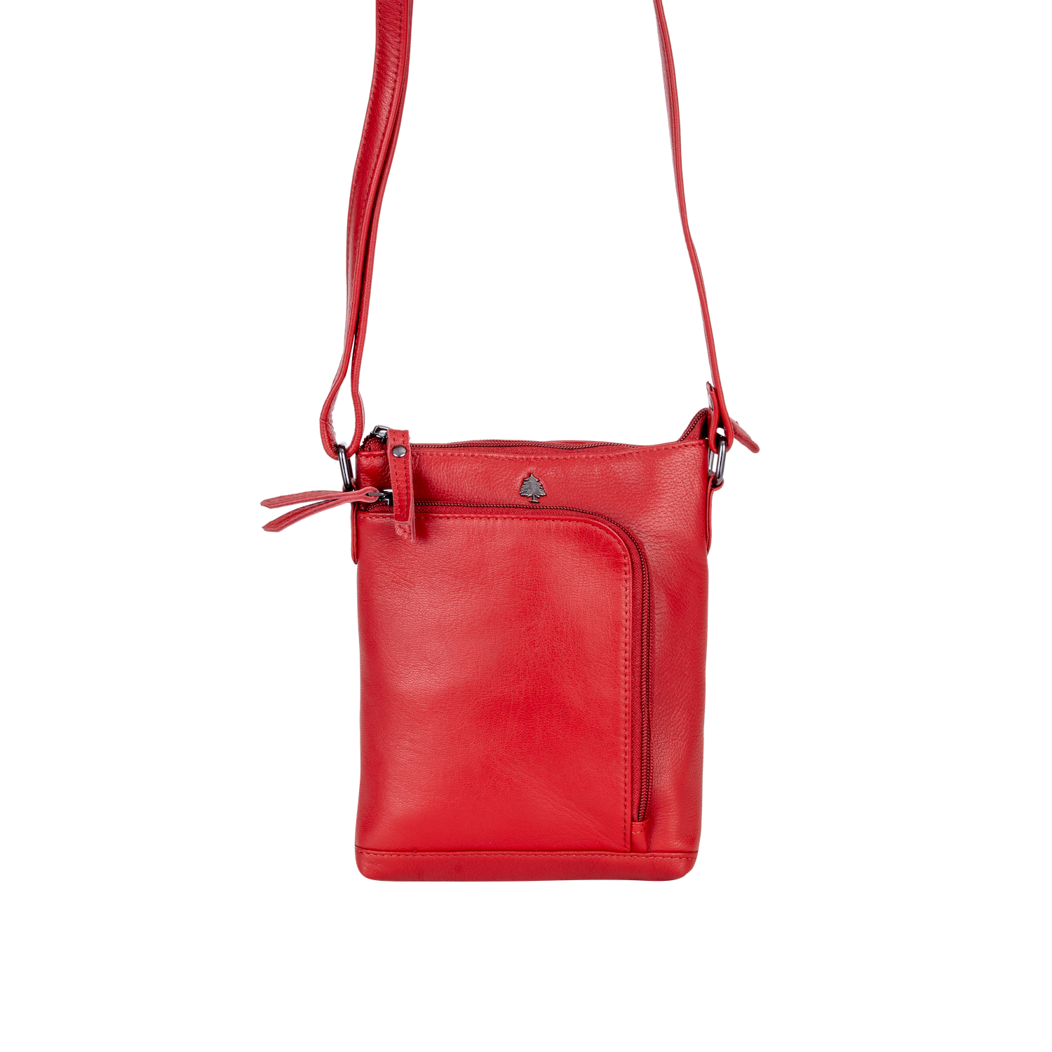 Greenwood Siena Mini Crossbody – Red Leather - Greenwood Leather