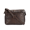 Leather Shoulder Bag June Brown - Greenwood Leather