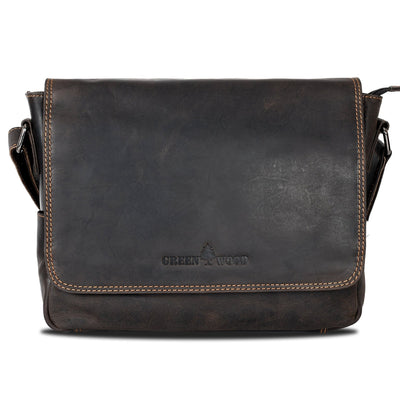 Smart Messenger Mini Steven 11" Brown - Greenwood Leather