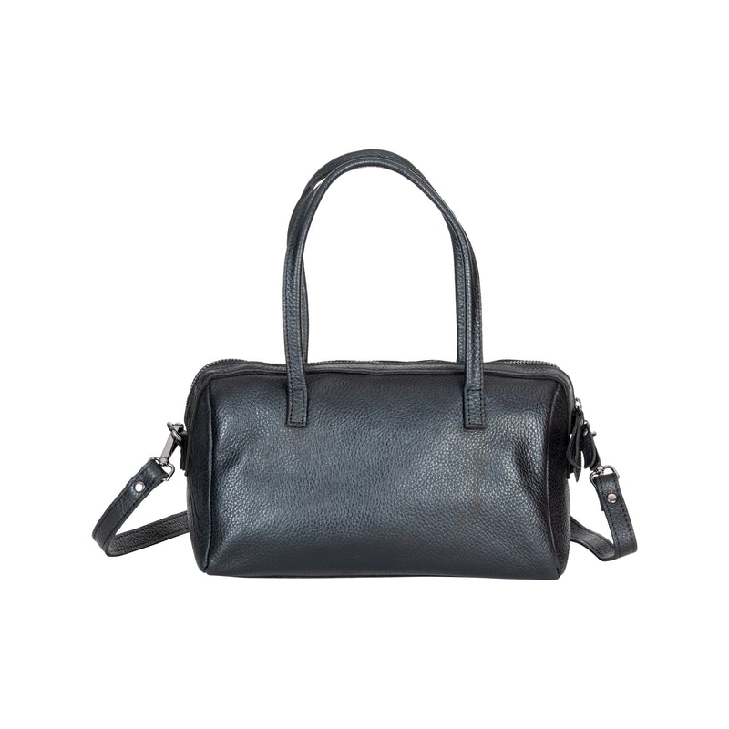 Stella Noir Leather Boston Bag - Greenwood Leather