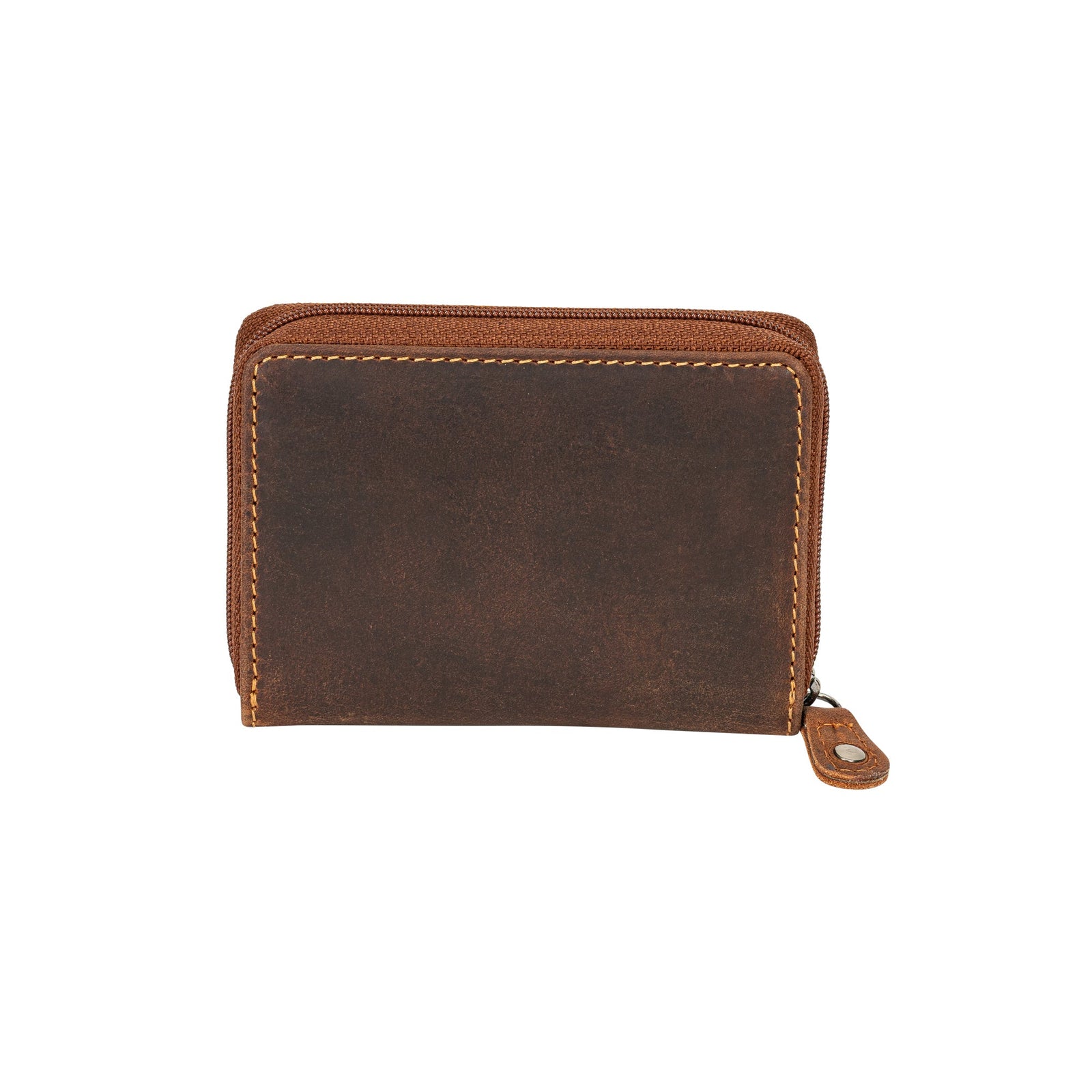 The Midnight | Women's Sandal Leather Zip - Around Accordion Card Wallet | Greenwood Leather - Greenwood Leather