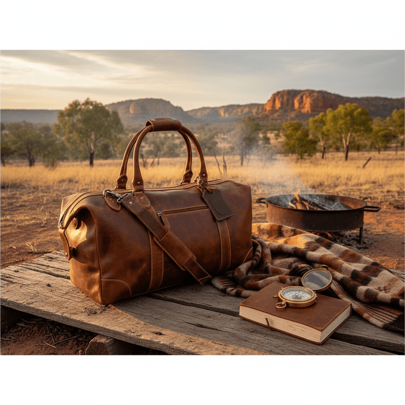 The Outrider Weekender - Greenwood Leather