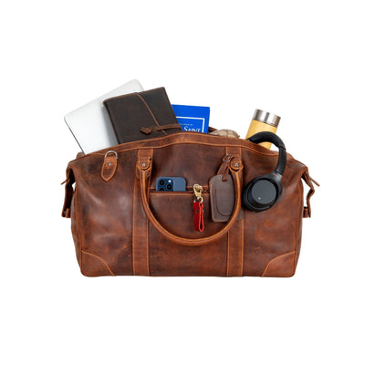 The Outrider Weekender - Greenwood Leather