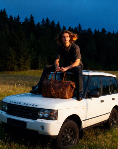 The Outrider Weekender - Greenwood Leather