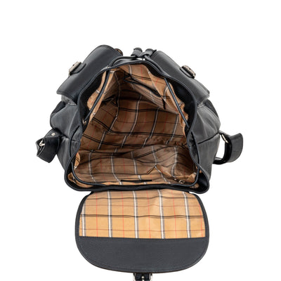 The Trailblazer Backpack - Black - Greenwood Leather