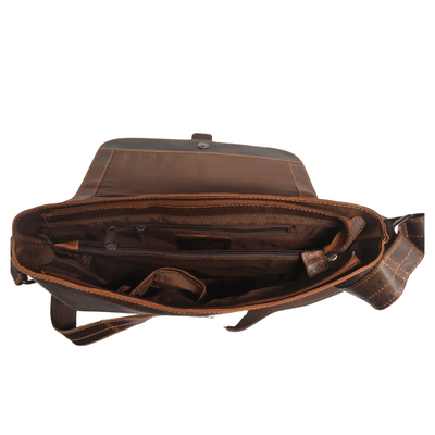 Vintage Messenger Christoph - Sandal - Unisex - Greenwood Leather