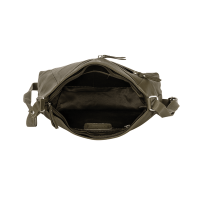 Willow Leather Crossbody Bag – Olive Green - Greenwood Leather