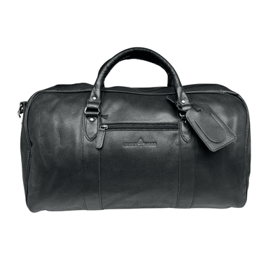 Wilson Leather Weekender Bag – Casual Travel & Holiday Bag (Black) | Greenwood Leather GW12795 - Greenwood Leather