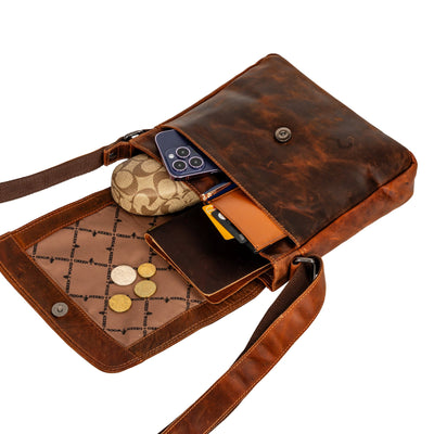 Women Shoulder Bag Ballarat - Sandel - Greenwood Leather