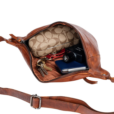 Womens Leather Bum Bag - Lina - Greenwood Leather