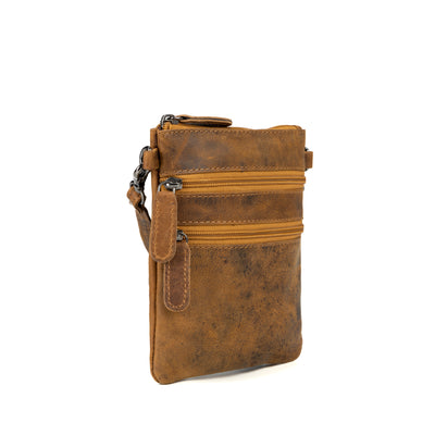 Leather Sling Bag Kempsey - Camel - Leather Greenwood Bag | The Greenwood Leather Online Shop Australia
