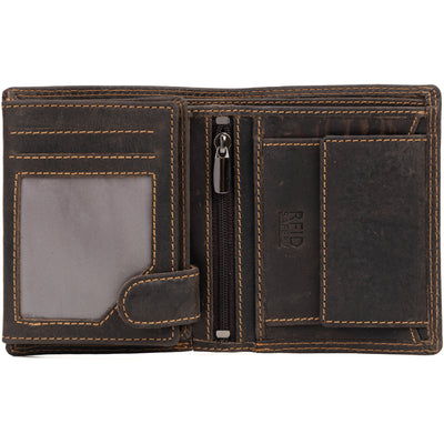 Men's Leather Wallet Tyler - Brown - Leather Greenwood Bag | The Greenwood Leather Online Shop Australia