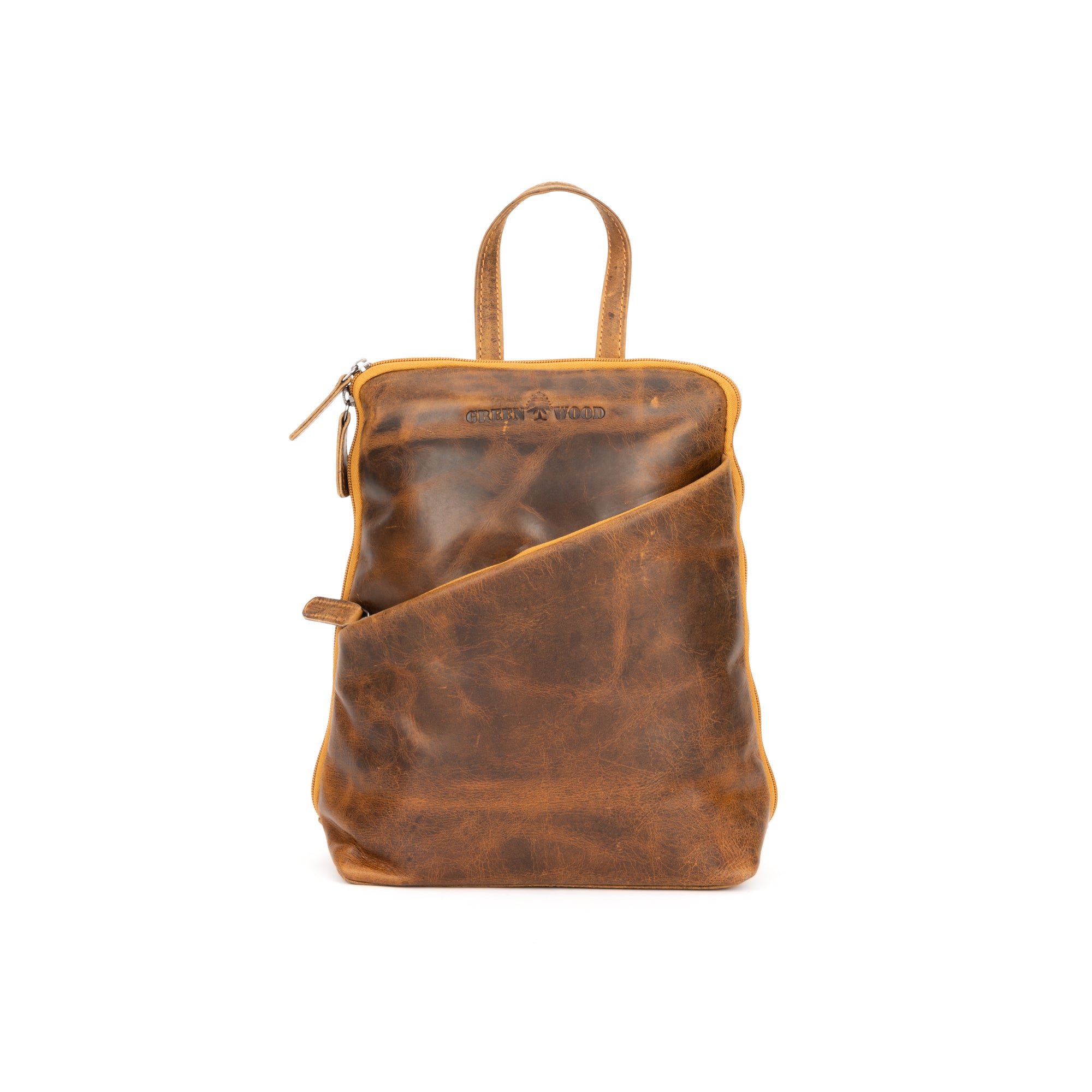 Leather Women's Backpack Claire - Camel - Leather Greenwood Bag | The Greenwood Leather Online Shop Australia