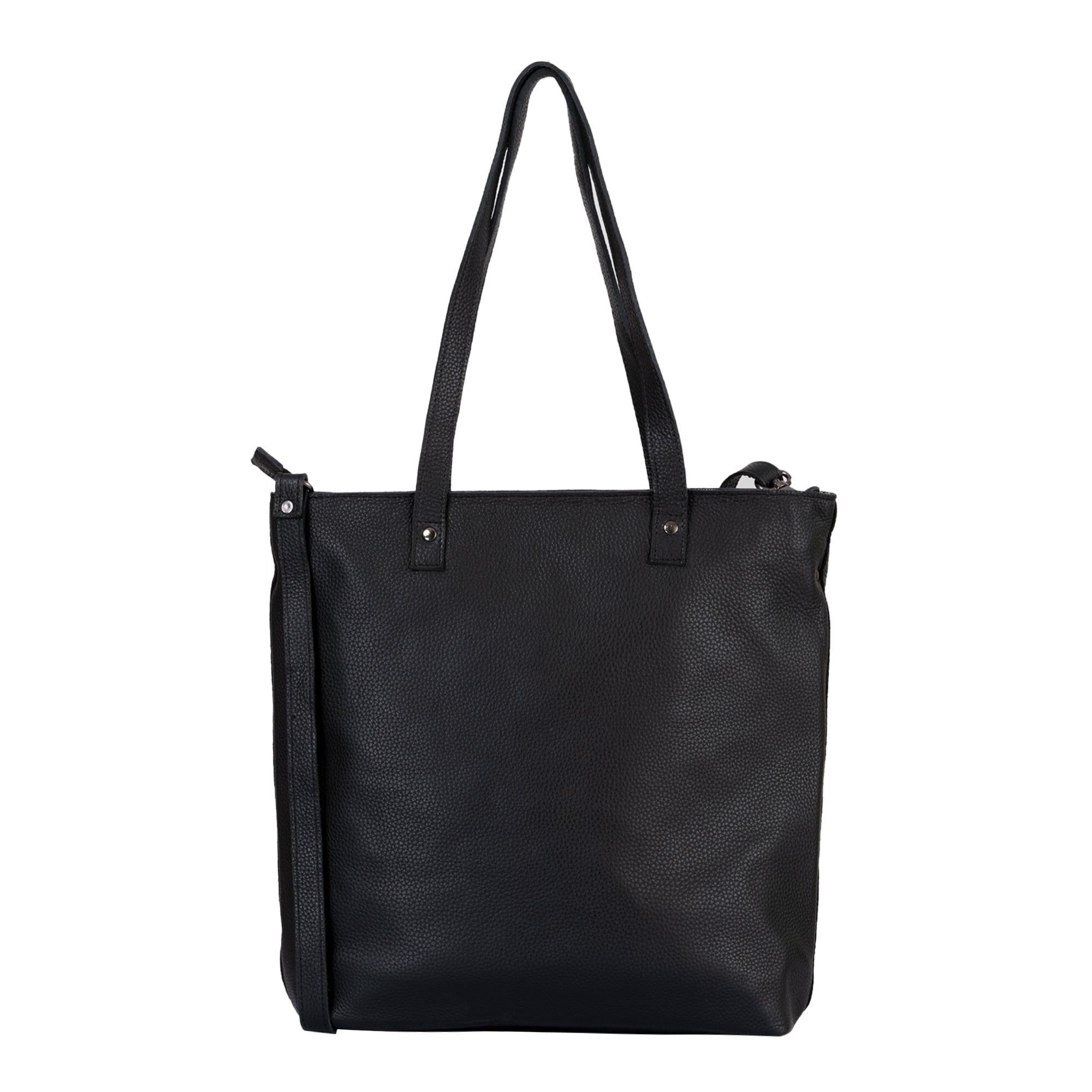 Classic black tote bag sales