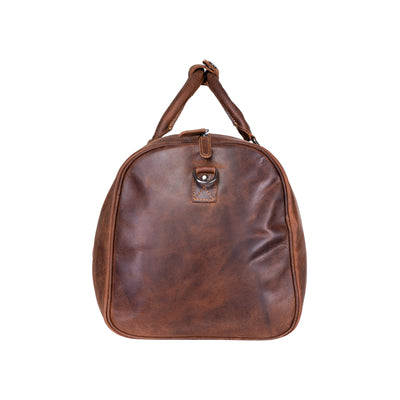 Leather Milan Overnight Bag - Rugged Leather - Leather Greenwood Bag | The Greenwood Leather Online Shop Australia