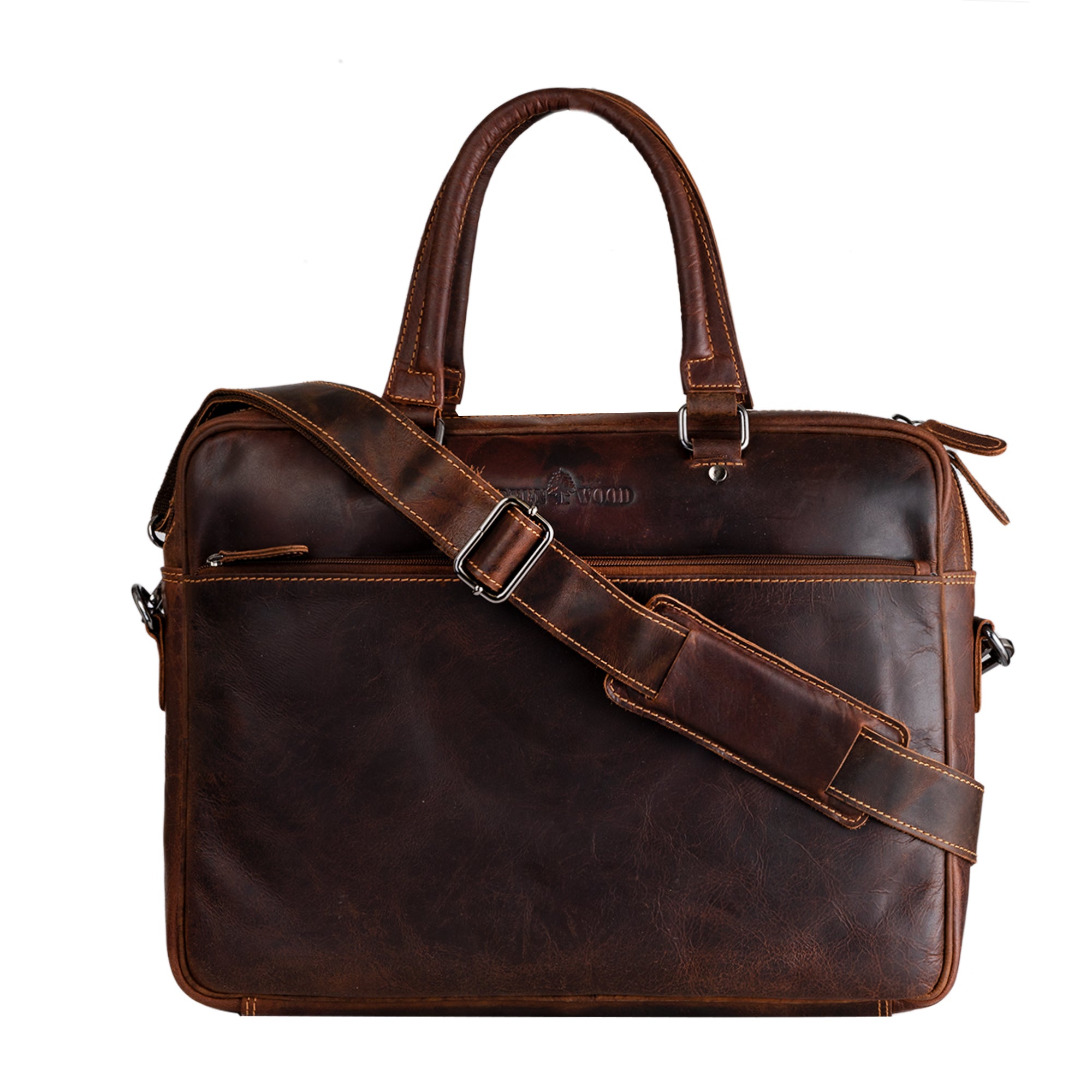 Leather Laptop Bag Manhattan - Unisex - Leather Greenwood Bag | The Greenwood Leather Online Shop Australia