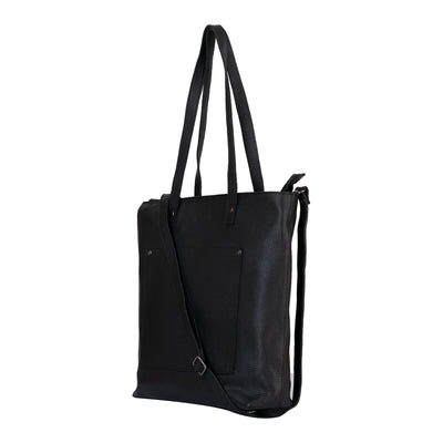 Classic Tote Bag Bunbury - Black - Greenwood Leather