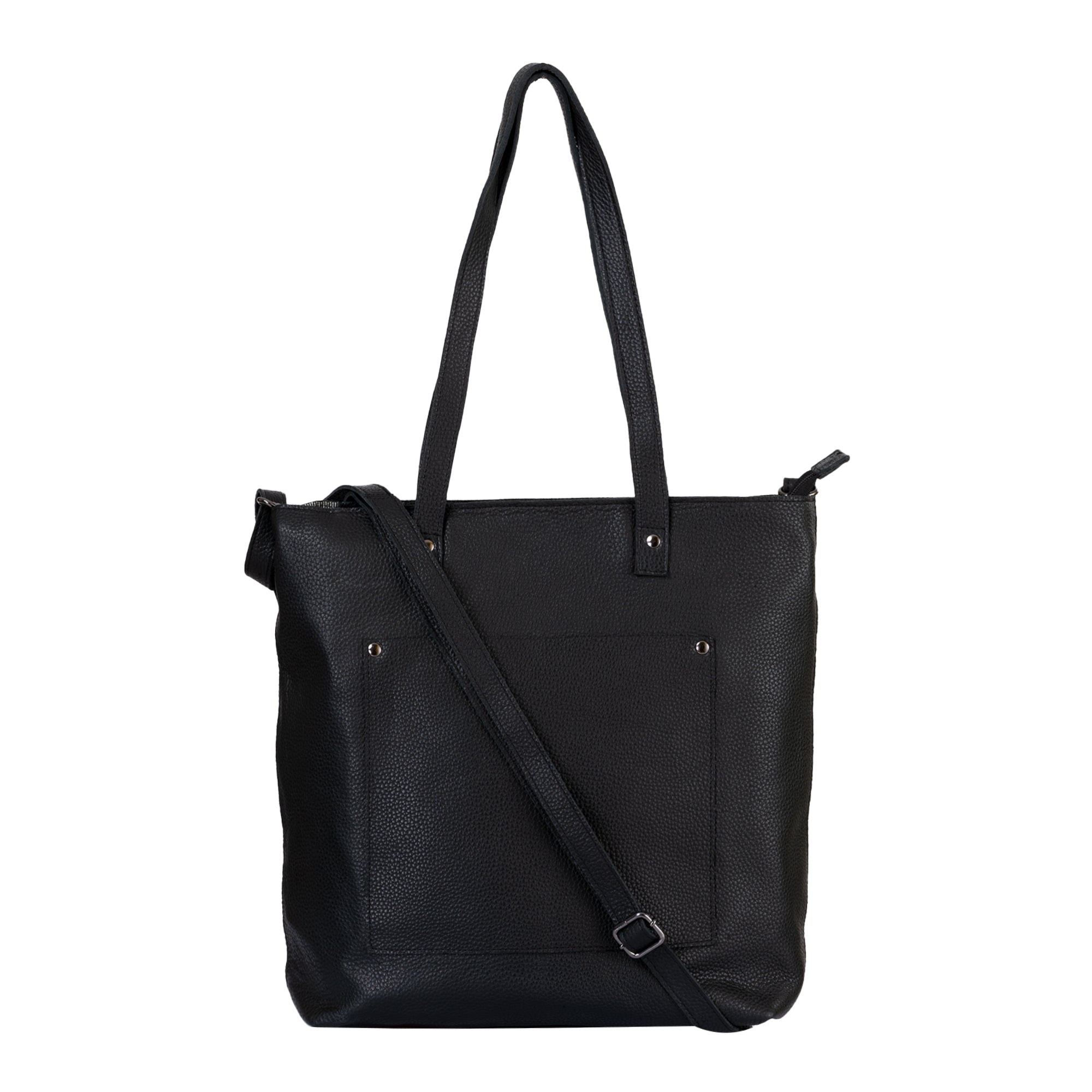 Classic Tote Bag Bunbury - Black - Greenwood Leather