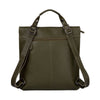 Ladies Backpack and Shoulder bag Sofia Olive Green - Leather Greenwood Bag | The Greenwood Leather Online Shop Australia