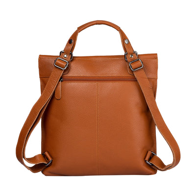 Ladies Backpack and Shoulder bag Sofia TAN - Leather Greenwood Bag | The Greenwood Leather Online Shop Australia