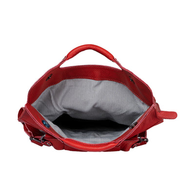 Ladies Backpack and Shoulder bag Sofia RED - Leather Greenwood Bag | The Greenwood Leather Online Shop Australia