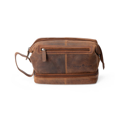 Leather Toiletry Bag Napier - Sandel - Leather Greenwood Bag | The Greenwood Leather Online Shop Australia