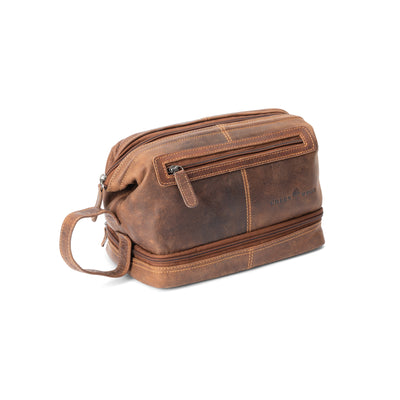 Leather Toiletry Bag Napier - Sandel - Leather Greenwood Bag | The Greenwood Leather Online Shop Australia
