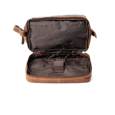 Leather Toiletry Bag Napier - Sandel - Leather Greenwood Bag | The Greenwood Leather Online Shop Australia