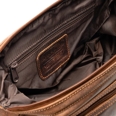 Leather Toiletry Bag Napier - Sandel - Leather Greenwood Bag | The Greenwood Leather Online Shop Australia